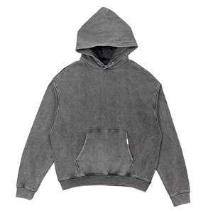 Sudaderas con Capucha de Algodón Lisas Personalizadas de Invierno para Hombre, Sudaderas con Capucha y Sudaderas Unisex al por Mayor en Tallas Grandes - Product Image 1