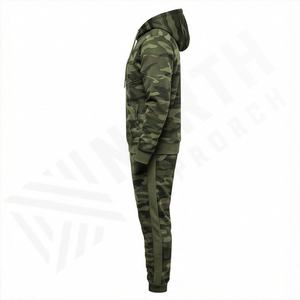 Custom Logo Tracksuit Fashion Casual Classic Style Fleece Fabric Mens <b>Jogger</b> Set Men Two Piece Tracksuit Gym Fitness Running - Product Image 3