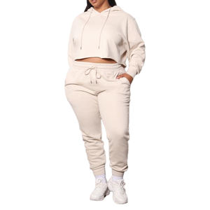 Sweat-shirt à capuche à manches longues pour femmes, Top court vert sauge - Product Image 5