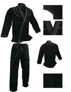 Kimono de Jiu-Jitsu brésilien pour hommes et femmes avec ceinture de BJJ gratuite, uniforme de grappling, vêtements d'arts martiaux, kimono de karaté - Product Image 4