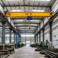 Grue électrique suspendue LX personnalisée avec commande PLC, capacité de levage élevée pour l'atelier d'usine, la manutention industrielle des matériaux