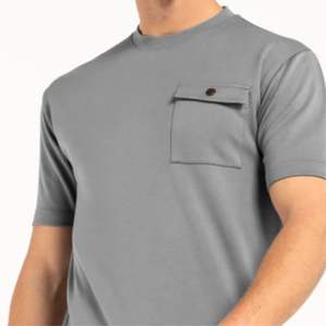 Camiseta de bolsillo para hombre premium-Algodón suave, cómodo y elegante-Ideal para ropa informal, trabajo, uso diario - Product Image 5