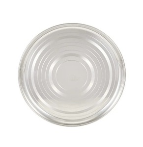 ถาดสแตนเลสทรงกลมพิมพ์โลโก้ได้ ถาดอาหารอเนกประสงค์ ใช้กับเครื่องล้างจานได้ เหมาะสำหรับงานเลี้ยง - Product Image 1