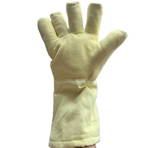 Flame Retardant Safety <b>Gloves</b> Thick Cotton Liner Material Wear Resistance <b>Moisture</b> Permeability Protective Function for - Product Image 1