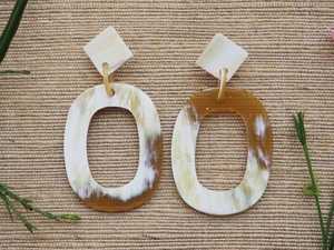best quality Hot Sale Custom Buffalo Horn <b>Earrings</b> Healthy Lifestyle Craft Jewelry Trendy Pendant <b>Earrings</b> - Product Image 3