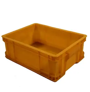 Caja de transporte de huevos Precio de fábrica Caja sólida de plástico fuerte Transporte y almacenamiento logístico Retangular