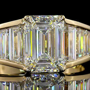 Bague de haute qualité en argent 925 avec diamant de laboratoire de 4,49 carats, formes variées, commande en gros, fournisseur en gros, OEM, ODM, exportateur, usine - Product Image 2