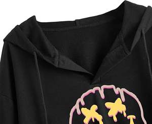 Conjunto de Chaqueta Corta con Cremallera de Felpa Francesa al por Mayor para Mujer, Sudaderas de Buena Calidad, Sudaderas Cortas con Capucha de Manga Larga - Product Image 3