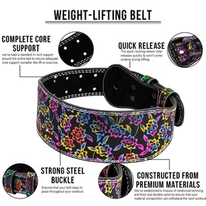 สายรัดข้อมือหนังวัวระบายอากาศได้ดีปรับได้สำหรับการฝึกความแข็งแรงและการออกกำลังกายในยิม - Product Image 2