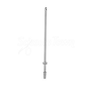 Instrumento quirúrgico de acero inoxidable con tubo de succión Poole con funda exterior y múltiples orificios para cirugía abdominal - Product Image 3