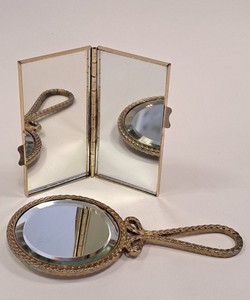<b>Vintage</b> bag <b>mirrors</b>, lot of 2 - Product Image 3