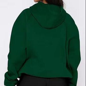 Sudadera con capucha para mujer Sudadera de manga larga Kangaroo Pocket 3D - Product Image 1