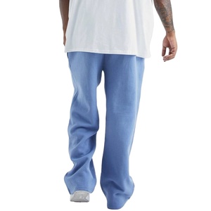 Pantalon de jogging moderne coupe ample pour homme, mélange coton polyester 360 GSM, léger, décontracté, streetwear, survêtement, entraînement sportif, OEM - Product Image 3