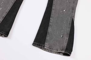 <b>High</b> Street Retro <b>Jeans</b> Pants Casual <b>High</b> <b>Waist</b> Wide Leg Acid Wash Denim Pants for <b>Men</b> - Product Image 6