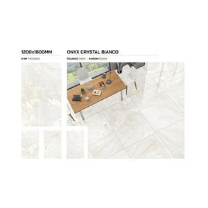 Dernière collection de carreaux de sol intérieurs en porcelaine émaillée 1800x1200mm pour villa décorative - Product Image 2