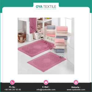 Custom Printed Jacquard <b>Hand</b> <b>Towel</b> Quick-Dry Cotton Bathmat for Home Use High Color Fastness Solid Color <b>Pattern</b> for Adults - Product Image 6