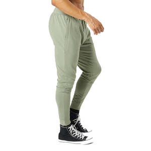 Pantalon de survêtement homme taille mi-haute, design personnalisé 2026, 100 % coton, poches zippées, coupe ample, style hip-hop, pour usage décontracté - Product Image 2