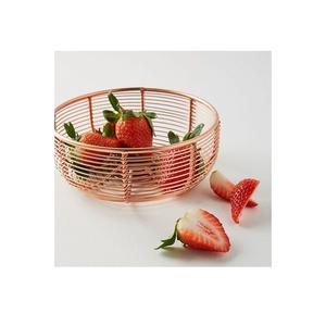 Panier de fruits en fil de cuivre Accessoires de cuisine Décoration de table Panier de service de fruits et conteneur au prix le moins cher - Product Image 1
