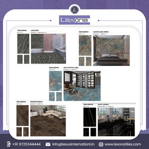 Carreaux de sol en grande dalle de porcelaine de bonne qualité finition brillante du fabricant indien avec le meilleur prix et la meilleure qualité - Product Image 6