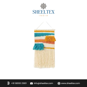 Design moderne de haute qualité tissé à la main en coton tenture murale belle décoration de la maison - Product Image 2