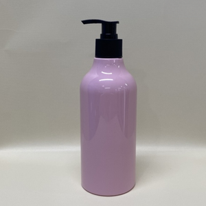 Flacon en plastique PET rose clair 450 ml 28 mm 42 g Contenant d'emballage cosmétique Pompe Marque Pavico Certifié ISO 9001 OEM/ODM Vietnam - Product Image 2
