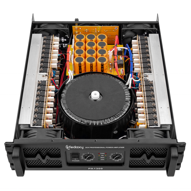 Power Amplifier 10000 Watts Class ab 2channel 1300watts 3U Receivers Professional Sound Amplifiers