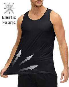 Men UPF 50 Tank <b>Top</b> Quick Dry Summer Workout Muscle <b>Sleeveless</b> Shirts for Swim Beach Bodybuilding - Product Image 3