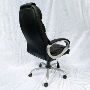 Silla Ejecutiva de Respaldo Alto GMA003D con Base Giratoria y Tapicería de Cuero Sintético Premium y Tela Tejida - Product Image 6