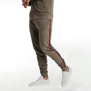 Personalizado de gran tamaño de dos piezas Zip up Boxy Cropped Hoodie Hombres de alta calidad Baggy Chándales Pantalones de chándal Sudadera con capucha Conjunto Hombres Chándales - Product Image 2