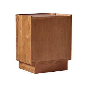 Table de chevet en bois pour l'intérieur, au design moderne et avec rangement fonctionnel, pour chambre à coucher et hôtel - Product Image 4