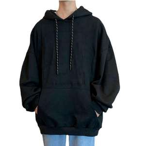 Pulls à capuche d'hiver haut de gamme en coton et polyester de haute qualité, infroissables, respirants, écologiques, faible MOQ, tendance, unis, OEM - Product Image 1