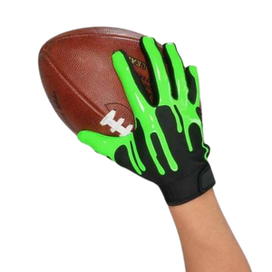 OEM ODM Nouvelle Arrivée Conception Personnalisée Gants de Football Américain Confortables Gants Légers Entièrement Grip - Product Image 4