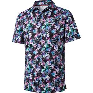 Chemises de Golf pour hommes, entièrement Sublimation, manches courtes, Performance, évacuation de l'humidité, sport, Polo de Golf - Product Image 1