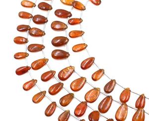 Perles en forme de marquise à facettes de kyanite orange naturelle Fournisseur de perles de kyanite orange naturelle de 8 pouces - Product Image 1