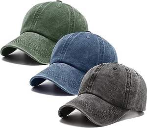 Wholesale Untructured Cotton Twill Custom Embroidery Logo Baseball Cap High Quality Distressed <b>Dad</b> <b>Hats</b> - Product Image 6