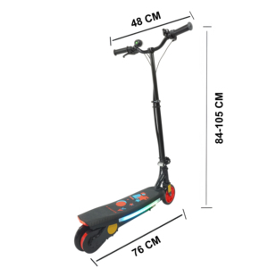 Patinete Eléctrico Plegable para Niños con Luz LED de Arcoíris, Manillar Ajustable, 4.5Ah, Betty, Patinete Eléctrico para Paseos al Aire Libre - Product Image 4
