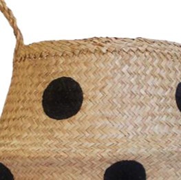 ตะกร้าจัดเก็บของตกแต่งอื่นๆทำจากหญ้าทะเลคอลเลกชันที่ดีที่สุดปรับขนาดได้ตามต้องการ - Product Image 3