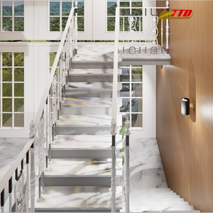 Diseños Modernos de Barandillas de Escalera de Acero Inoxidable para Villas, con Piezas de Escalera de Precisión que Mejoran la Durabilidad y Seguridad Interior - Product Image 4