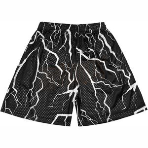 Caliente Unisex deportes baloncesto gimnasio malla pantalones cortos doble capa sudor bolsillo transpirable verano impreso baloncesto hombres productos calientes - Product Image 5