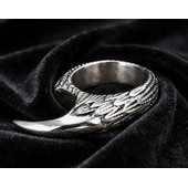 Bague anti-stress en acier inoxydable plaqué or avec chiffres pour homme - Style vintage et intemporel - Product Image 5