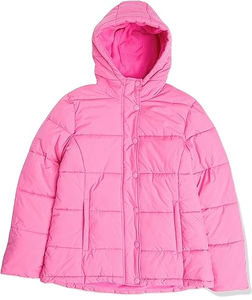 Fabricant en gros personnalisé haute qualité manteau d'hiver en duvet bulle surdimensionné femmes veste avec capuche couleur rose doudoune - Product Image 1
