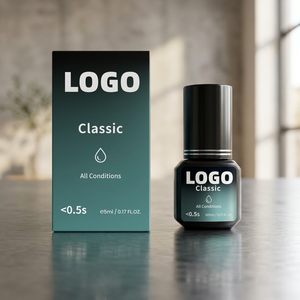 Pegamento Coreano Vegano para Extensiones de Pestañas, de Secado Rápido, Libre de Hidroquinona, Resistente al Agua y al Aceite, para Todas las Condiciones - Product Image 1