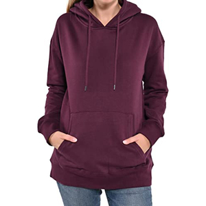 Sudadera con Capucha de Algodón con Logotipo Personalizado, Ropa de Calle para Mujer, Sudadera con Capucha Transpirable y Antibolitas para Mujer - Product Image 5