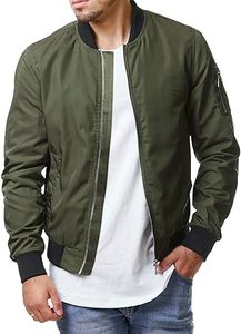 Calidad Premium 100% Poliéster Zip Up Ligero Varsity Slim Fit Windbreaker Softshell Primavera 2023 hombres B - Product Image 2