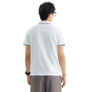 Polo de golf et de tennis classique à manches courtes pour homme, en mélange de coton de haute qualité, coupe ajustée, idéal pour l'école et le quotidien, style décontracté chic. - Product Image 5
