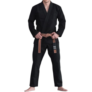 Bajo MOQ 100% algodón BJJ entrenamiento uniforme tela personalizada logotipo bordado Grappling Jiu Jitsu Kimono - Product Image 3