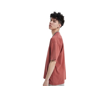 T-shirt Homme Personnalisé à Épaules Tombantes de Qualité Supérieure, 100% Coton, Manches Courtes, T-shirts Vierge à Grammage Lourd - Product Image 1