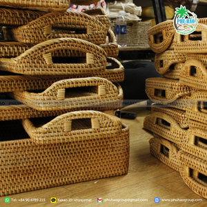 ถาดหวายร้อน: ความซับซ้อนตามธรรมชาติสำหรับการใช้งานในชีวิตประจำวันจากเวียดนามที่มีคุณภาพสูง - Product Image 3