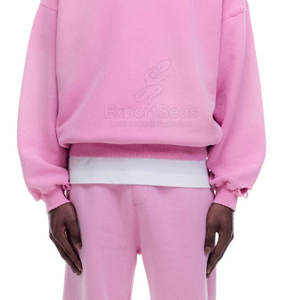 Sudadera Clásica con Lavado Ácido, Textura Desgastada con Estilo y Sensación Suave, Sudadera Básica con Lavado Ácido - Product Image 6