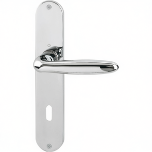 Verona M151/302 Brass Long <b>Plate</b> Set F49-R OB 72 mm DIN Left/Right HOPPE Over Door <b>Racks</b> - Product Image 3